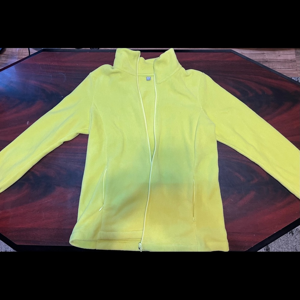 Neon green sweater